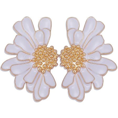 Vintage Flower Stud Earrings for Women JE1095E-1