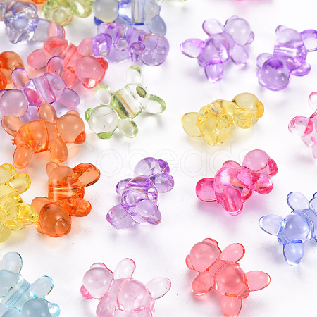 Transparent Acrylic Beads X-TACR-S154-49B-1