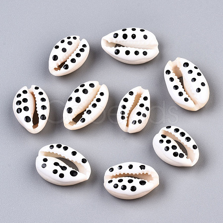 Natural Cowrie Shell Beads SHEL-Q312-006A-1