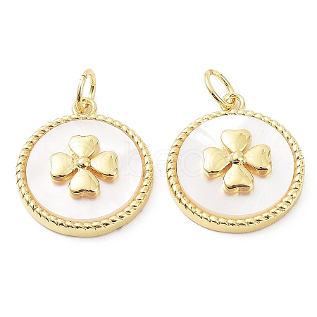 Rack Plating Brass Pendants X-KK-B076-05G-02-1