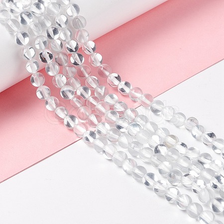 Synthetic Moonstone Beads Strands G-E573-02A-24-1