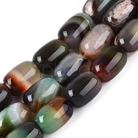 Natural Agate Beads Strands G-N356-02B-10-1