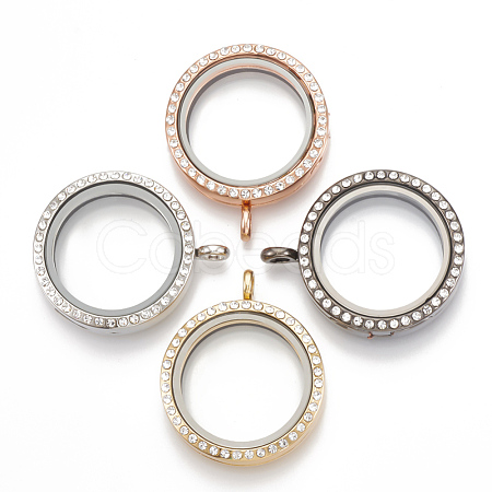 Alloy Magnetic Locket Pendants PALLOY-T052-23-1