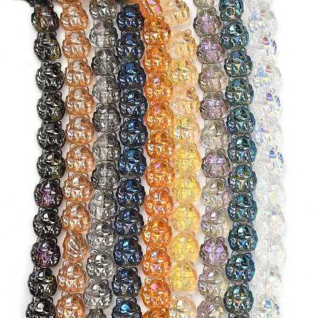 Mixed Styles Electroplate Glass Bead Strands EGLA-H110-01-1