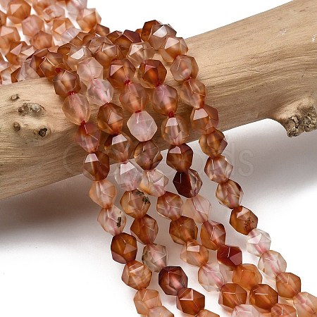 Natural Red Agate Beads Strands G-Z119-A02-01-1