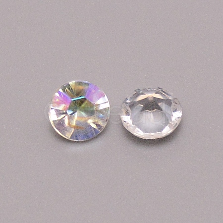 Resin Rhinestone Cabochons LS-RESI-WH0015-23C-01-1