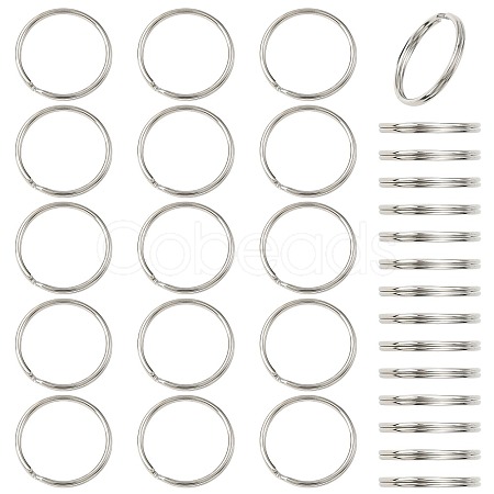 100Pcs Iron Split Key Rings IFIN-FS0001-65A-1