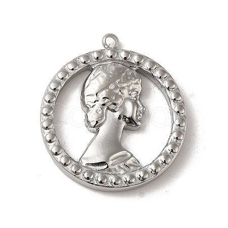 Non-Tarnish 304 Stainless Steel Pendants STAS-L022-315P-1