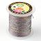 Round Metallic Thread, 12-Ply, Colorful, 1mm, about 54.68 yards(50m)/roll