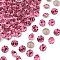 Preciosa&reg MAXIMA Crystal Round Stones, Czech Crystal, Dura Foiling, Round(431 11 615 Chaton), 70010 Rose, SS6/PP13(1.9~2.1mm)