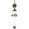 Alloy Wind Chime, for Home Garden Hanging Decorations, Butterfly, 400mm