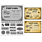 Rubber Clear Stamps, for Card Making Decoration DIY Scrapbooking, Others, 22x18x0.8cm