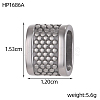 304 Stainless Steel Slide Charms STAS-OY013-2P-2