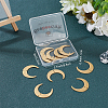 10Pcs 201 Stainless Steel 2-Loop Connector Charms STAS-BBC0001-21-7