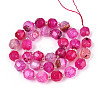Natural Agate Beads Strands G-T131-82A-08-3