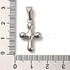 Non-Tarnish 304 Stainless Steel Pendants STAS-M322-14P-3