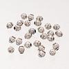 Barrel Tibetan Silver Spacer Beads X-A575-NF-2