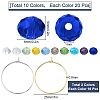 DIY Beaded Wine Glass Charm Tags Making Kit DIY-SC0018-78-2