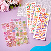 6 Styles Laser Plastic Stickers AJEW-TA0001-62-4