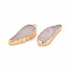 Natural Rose Quartz Pendants G-N326-127-A06-3