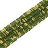 Electroplate Glass Beads Strands GLAA-B023-01A-02-1