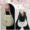 2Pcs 2 Colors Alloy Flower Phone Hand Strap Chains AJEW-SC0004-10E-6