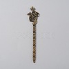 Alloy Plum Bossom Hair Sticks MRMJ-WH0077-100J-AB-1