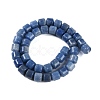 Dyed & Heated Natural Blue Aventurine Beads Strands G-L604-E02-01-3