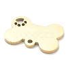 Ion Plating(IP) 304 Stainless Steel Pet Pendants X-STAS-B016-04G-3