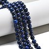 Natural Dyed Lapis Lazuli Bead Strands G-G953-04-6mm-2