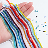 AHADERMAKER 20 Strand 20 Colors Glass Beads Strands GLAA-GA0001-65-3