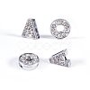 Eco-Friendly Zinc Alloy Slide Charms ALRI-PH0001-01-2