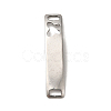 Tarnish Resistant 201 Stainless Steel Connector Charms STAS-D244-31P-A-1