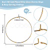 60Pcs 316 Surgical Stainless Steel Wine Glass Charms Rings STAS-BBC0003-16-2
