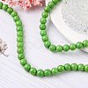 Synthetic Turquoise Beads Strands X-TURQ-G106-8mm-02B-5