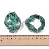 Dyed Nuggets Natural Druzy Geode Agate Big Pendants G-M287-08-S-3