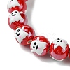 Handmade Porcelain Beads Strands PORC-A025-01C-3