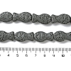 Fish Dyed Natural Lava Rock Beads Strands G-O126-01A-11-4