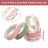 1Bag Paper Decorative Adhesive Tapes DIY-SP0005-55-2