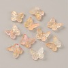 Handmade Golde Sand Lampwork Beads LAMP-WH0001-11E-2