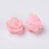 Rose Flower Opaque Resin Beads X-CRES-B1029-A02-2