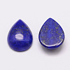 Dyed Teardrop Natural Lapis Lazuli Cabochons X-G-K026-02-2