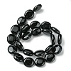 Natural Black Onyx(Dyed & Heated) Beads Strands G-K365-B12-03-3