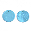 Natural Freshwater Shell Pendants SHEL-R022-01A-2