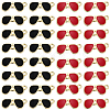 60Pcs 2 Colors Alloy Enamel Pendants ENAM-SC0007-81-7