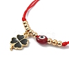 Alloy Charm Bracelet BJEW-JB09626-3