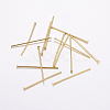 Brass Flat Head Pins KK-E725-02G-1