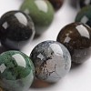 Round Natural Indian Agate Gemstone Bead Strands G-J333-07-10mm-1