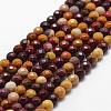 Natural Mookaite Beads Strands G-D840-30-4mm-1