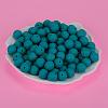 Round Silicone Focal Beads SI-JX0046A-28-3